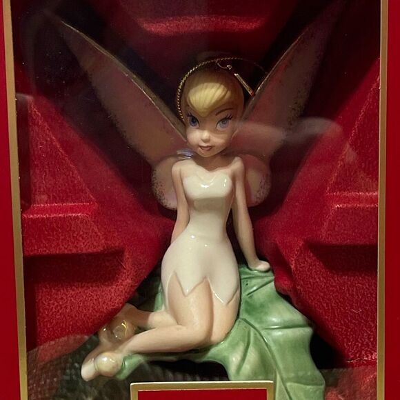Lenox Disney Tinker Bell Sitting Pretty Ornament NWT - Picture 5 of 6